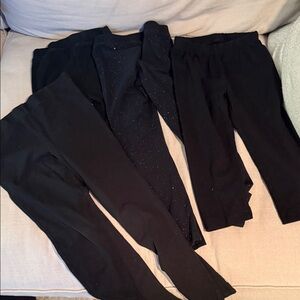 Girls Black Leggings Set - Jessica Simpson/cat and jack size 7/8